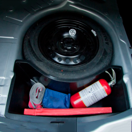 Органайзер нижний в обхват запасного колеса "АртФорм" для Renault Logan II (2014-н.в.) купить недорого с доставкой в Уссурийск