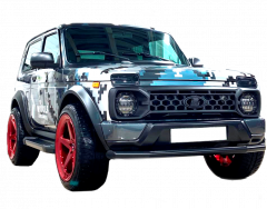 Решетка радиатора "TITAN" для B@3 2121, 21213, 21214, 2131 "L@DA 4x4" (без защитной сетки) RAPTOR